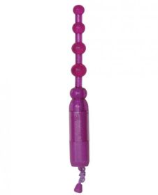 Waterproof Vibrating Anal Beads - Purple Waterproof Vibrating Anal Beads - Purple